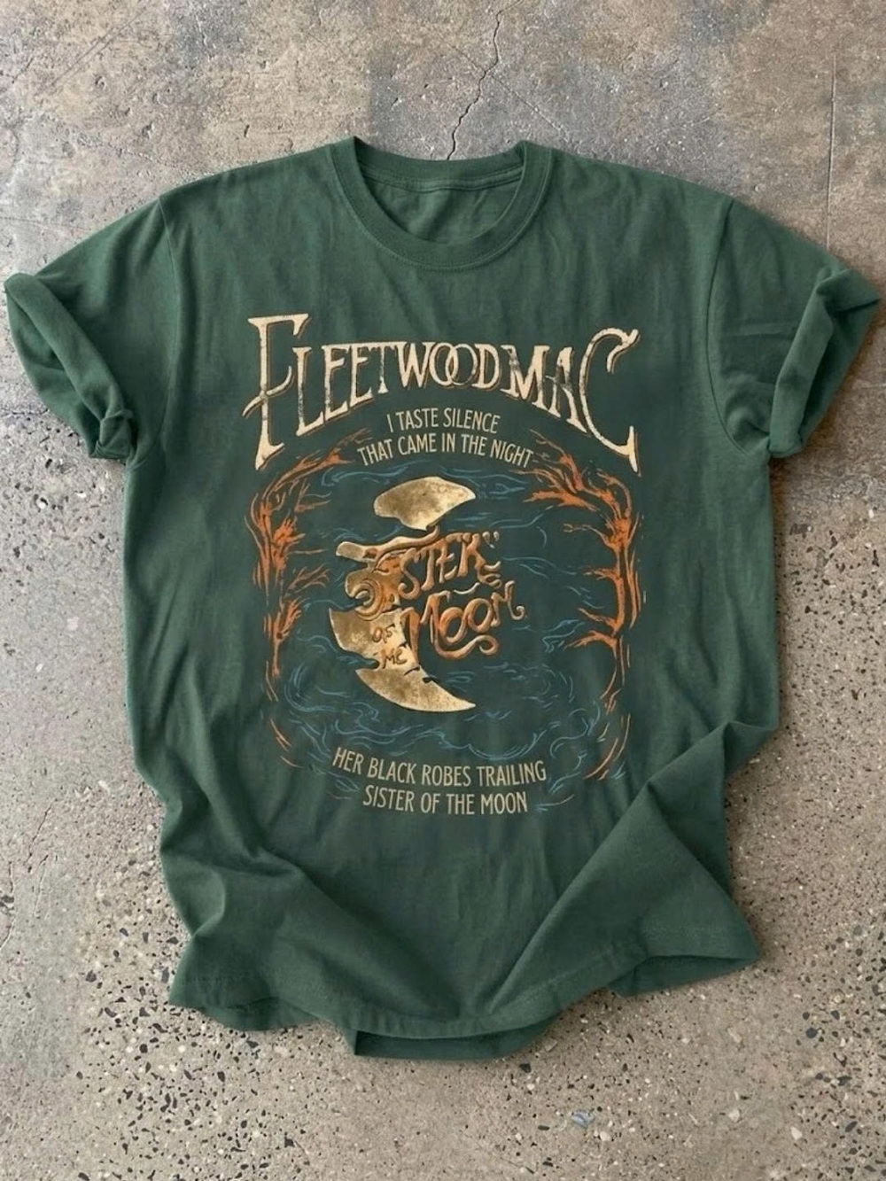 'Sister of the Moon' Graphic Tee - Green